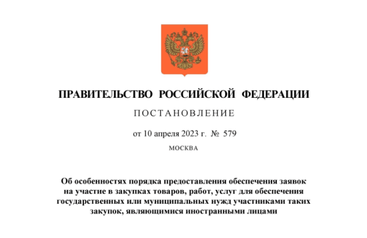 Правительство установило для поставщиков из стран ЕАЭС правила обеспечения заявок на участия в госзакупках в РФ