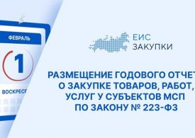 До 1 февраля 2026 года заказчики по 223-ФЗ должны отчитаться о закупках у субъектов МСП