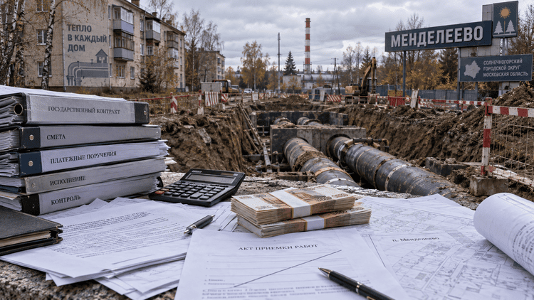 401 миллион авансом и ни одного акта приемки: что происходит с ремонтом теплосетей в Менделеево городского округа Солнечногорск